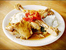 Cuisses de poulet au lait de coco