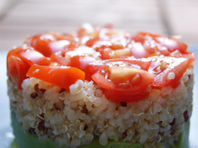 Boulgour tomates avocat