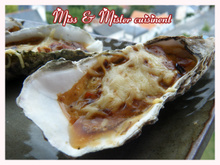 Huîtres chaudes carotte et curry