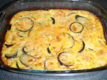 Flan courgettes et tomates