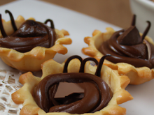 Barquettes enfantines au chocolat