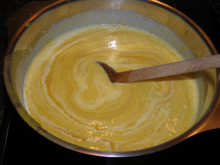 Soupe de légumes : courgette, carotte, pomme de terre