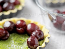 Tartelettes cerises-pistache