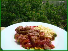 Sauté de porc aux poivrons