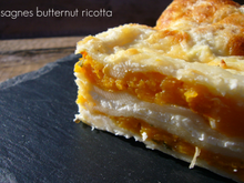 Lasagnes butternut / ricotta
