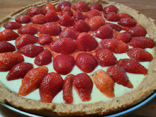 Tarte bourdaloue aux fraises