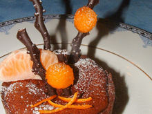 Tarte choco/orange