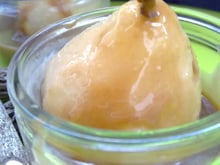 Poire au four sauce carambar