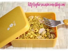 Salade exotique de blé au curry