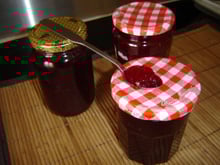 Gelée de framboises et de groseilles