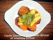 Tarte sucrée à la patate douce