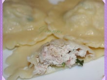 Raviolis au jambon et ricotta