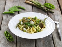 Salade de coquillettes bio toute verte