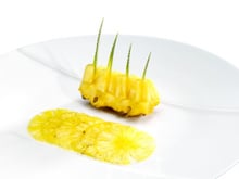 Carpaccio d'ananas à la vanille bourbon