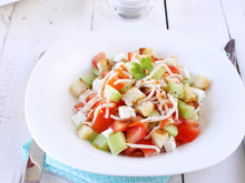 Salade grecque au Râpé de la Mer Coraya