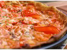 Tarte tomate, parmesan et balsamique