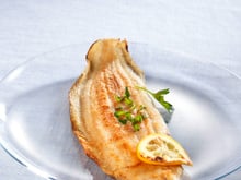 Sole meunière allégée