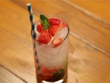 Mojito version fraise et sans alcool