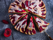 Gâteau facile aux prunes et amandes