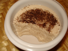 Mousse au café leger à l'agar agar