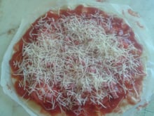 Pizza jambon fromage