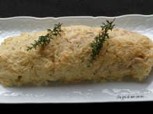 Filet mignon de porc en croûte de pommes de terre