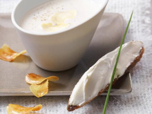 Velouté de châtaignes au gingembre et St Môret®