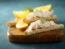 Toasts crevettes