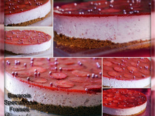 Bavarois fraises-speculoos maison