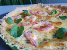 Quiche aux crevettes
