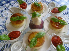 Délicieux flan d'ail au fromage blanc