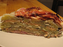 Parmentier de pomme de terre au roquefort