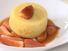 Millasson et sa soupe fraîche de fraises