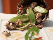 Bœuf sauté à la noix de coco