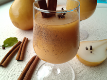 Jus de poire à la cannelle et au sirop d'érable
