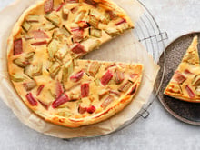 Tarte à la rhubarbe classique