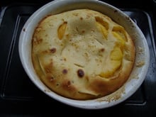 Clafoutis aux pêches ou aux nectarines