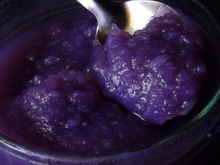 Confiture de vitelotte vanillée