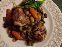 Petit sauté d'agneau de pré-salé, bouquetière de petits légumes oubliés, saveur d'huîtres de Normandie