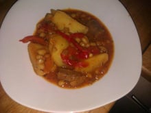 Ragout d'haricots blancs, loubia hamra