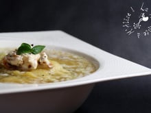 Ravioles au Poulet, tomates séchées et mascarpone