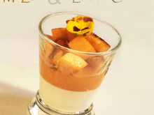 Melon en deux façons au "lait" de chèvre