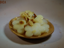 Carpaccio de chou-rave aux noisettes