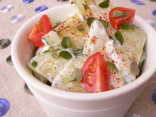 Fraîcheur concombre et menthe