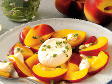 Mozzarella aux nectarines