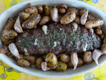 Rôti de bœuf au foie gras