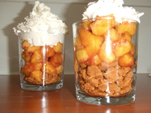 Verrine pêche-spéculos