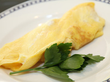 Omelette à la brandade de morue