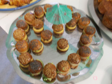 Mini burgers apéritif au foie gras et au saucisson