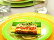 Terrine de saumon aux petits légumes